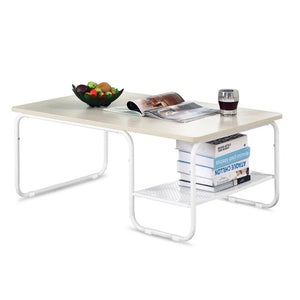 Tea Coffee Table Particle Board Rounded Corners