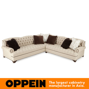Modern Corner Three Seats Fabric Sofa